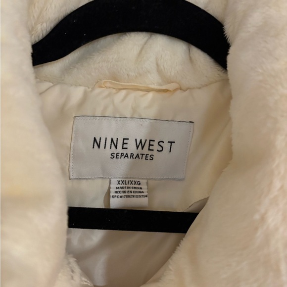 Nine West Jacket XXL Cream Winter Lightweight Puffer Zip Up - Picture 3 of 6